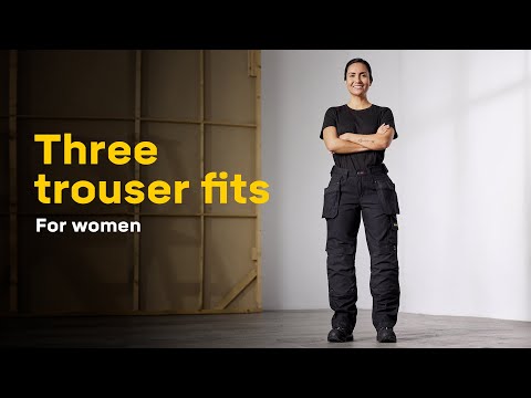 Three trouser fits - Womens workwear - Snickers Workwear