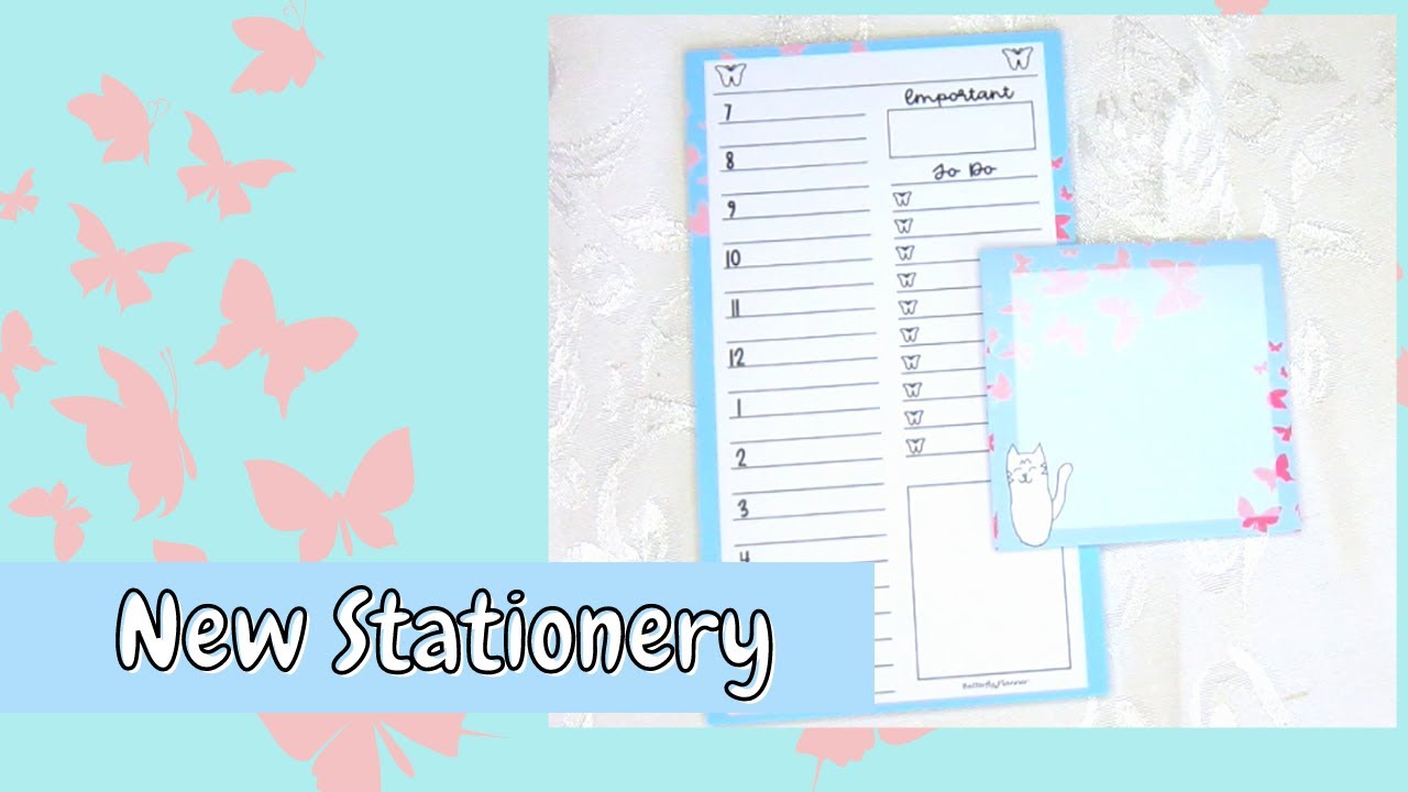 New Stationery by Butterfly Planner