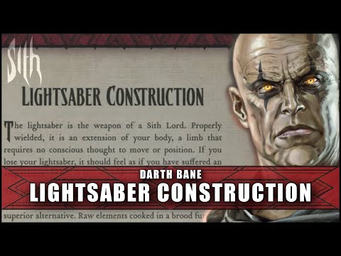 Lightsaber Construction Book of Sith By DARTH BANE