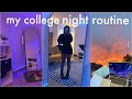 vlog | my *realistic* college night routine (relaxing and productive)