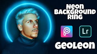 Neon Background Ring || picsart Editing || Lightroom Mobile Tutorial screenshot 2