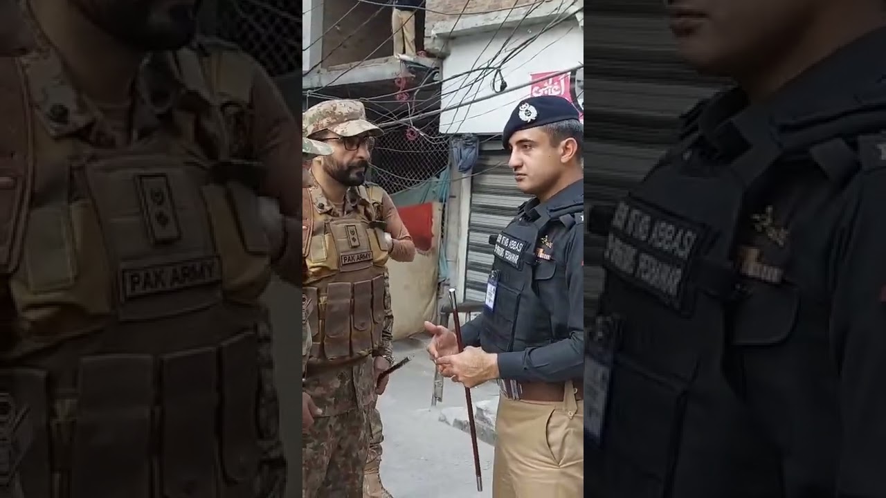 Army Officer's & SSP Operations Peshawar Kashif Aftab Abbasi Today Visit