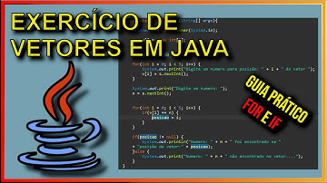 Exercício de Vetores em Java Guia Prático com For e If