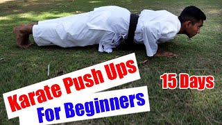 Karate Push Ups for Beginners | Step by Step push up guide for Beginners in Hindi screenshot 4