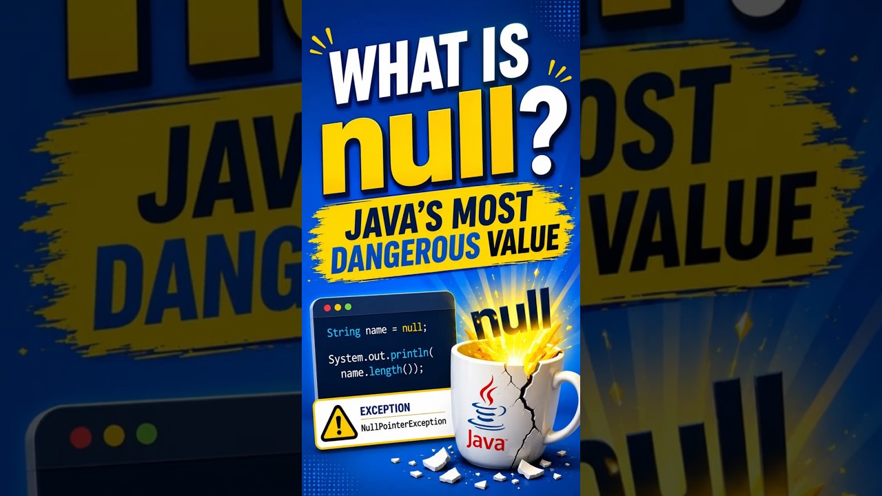 What is null? Java's Most Dangerous Value - YouTube
