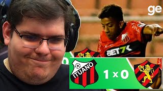 CASIMIRO REAGE A ITUANO 1X0 SPORT | MELHORES MOMENTOS | SÉRIE B #casimiro