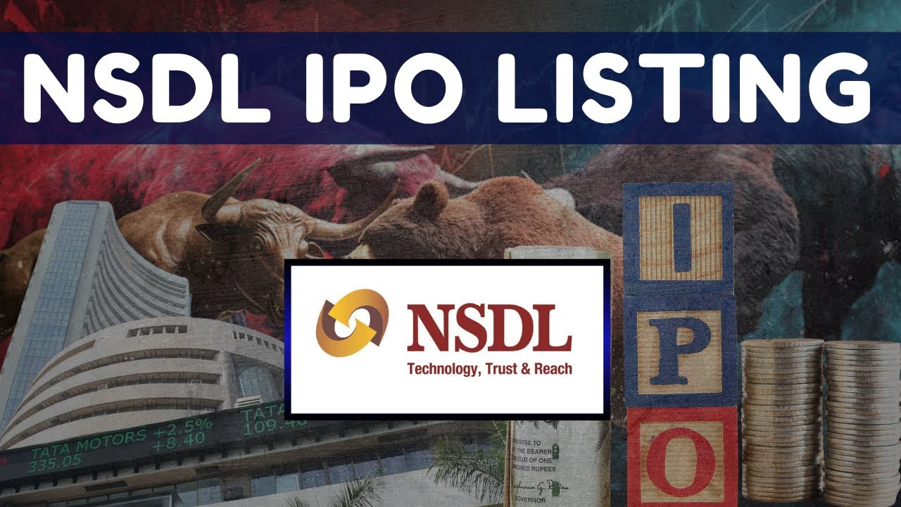 NSDL IPO Listing LIVE I NSDL Share Price LIVE | NSDL IPO LIVE | IPO Listing LIVE