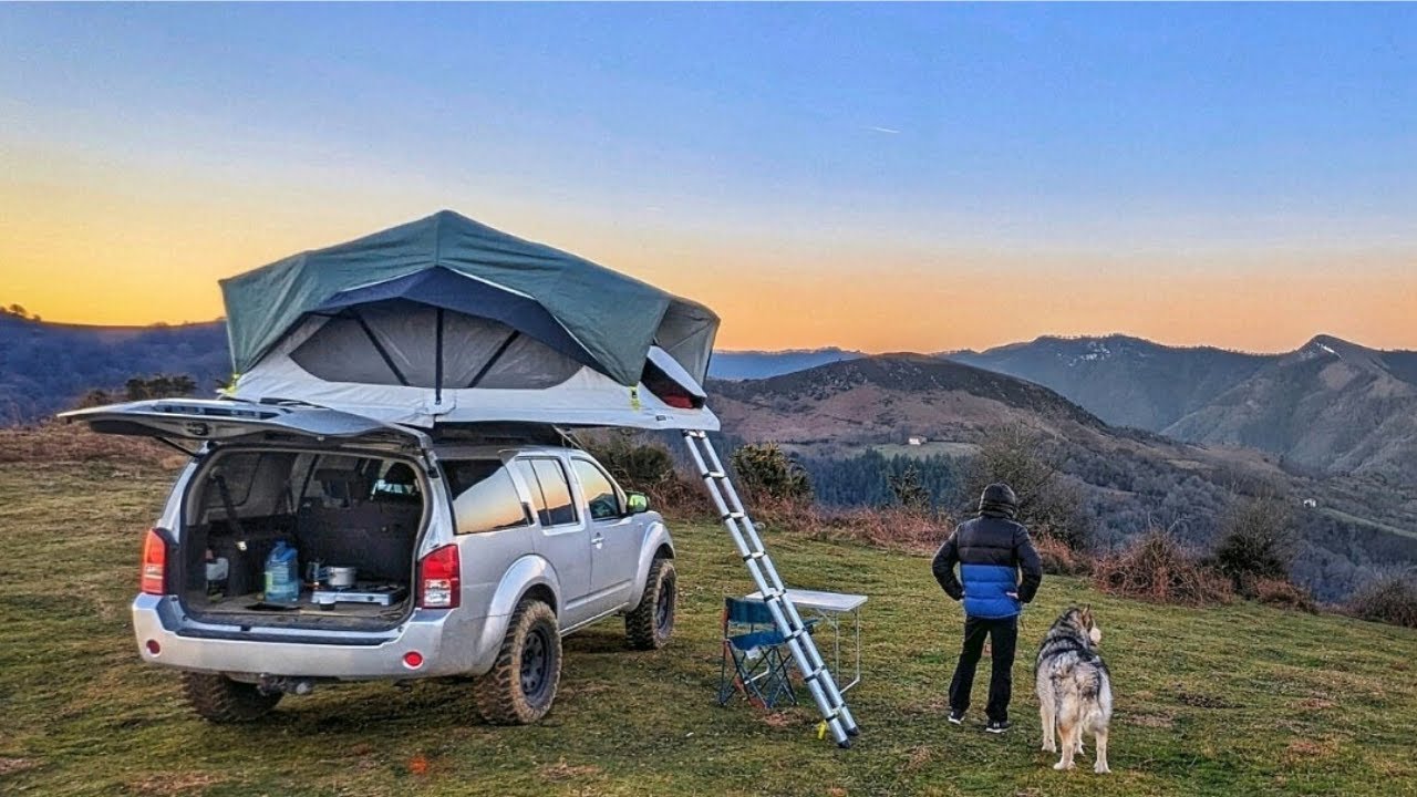 Solo camping in my Rooftop Tent !