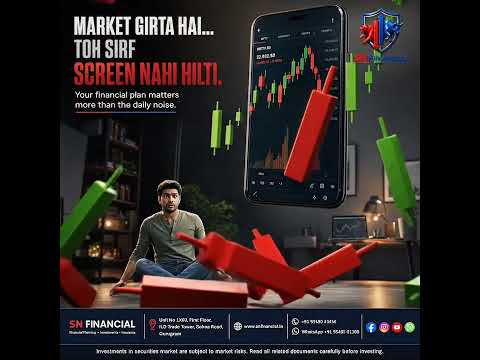 Market screen par dikhta hai, lekin uska impact real life par ho sakta hai. 📉