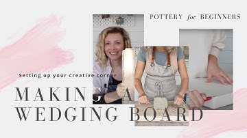 Making a Plaster Wedging Board - Setting up your pottery studio - Pottery for Beginners