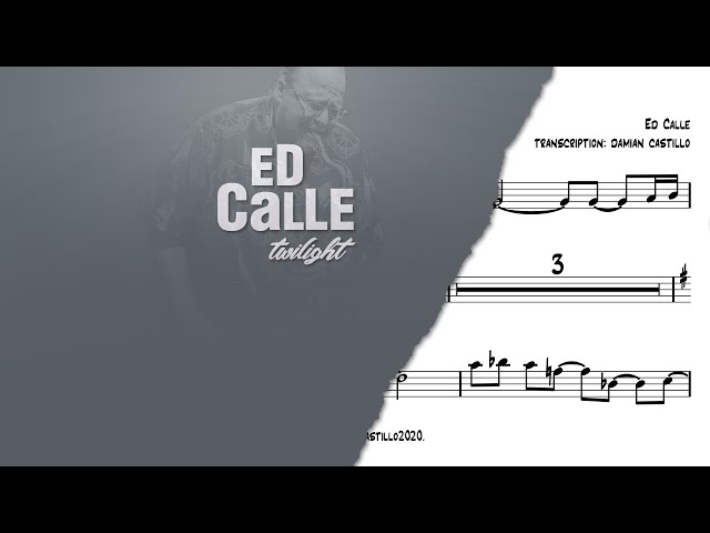 ED CALLE - BAR TALK