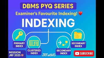DBMS Indexing | Primary, Clustered & Secondary Index | Most Repeated PYQs for UGC NET & All Exams 🔥|
