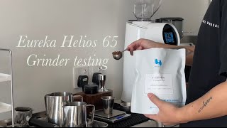 Eureka Helios 65 grinder | 新磨豆机咖啡拉花影片｜Coffee ... 