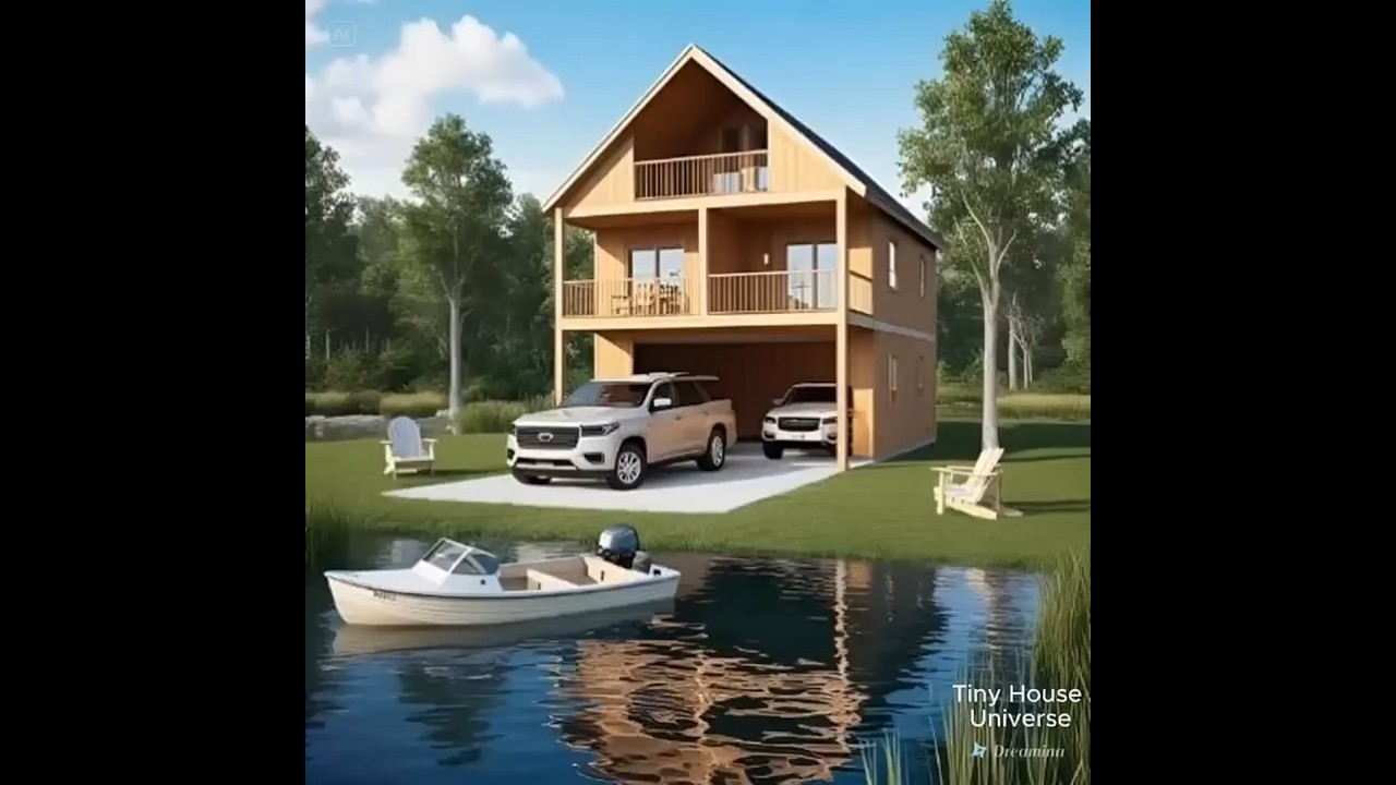 2 Storey Small Wooden House Plans 