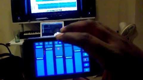 Gap D shows you how to use ur Android phone/tablet as a DAW controller