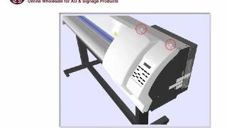 SP 540 Cleaning the printhead