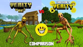 VERITY BE VS THATMOB'S VERITY in Minecraft Bedrock (minecraft addon)