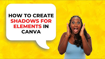 #Canva​ #CanvaTutorial​  Fastest Way To Create Shadow for Elements in Canva in Less Than 5 Mins