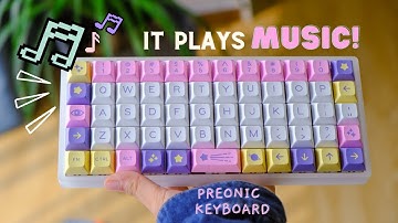 It Makes Music! Preonic Mechanical Keyboard OLKB & DROP with Astrolokeys & Holy Panda
