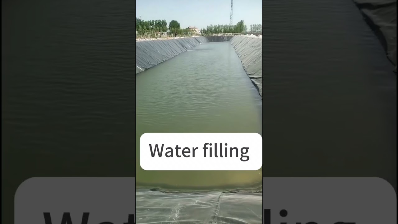 biogas digester pond HDPE liner