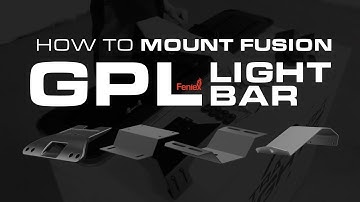 How to Mount the Fusion GPL Light Bar