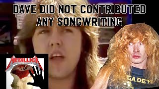 Lars Ulrich says Dave Mustaine didn’t Write Songs