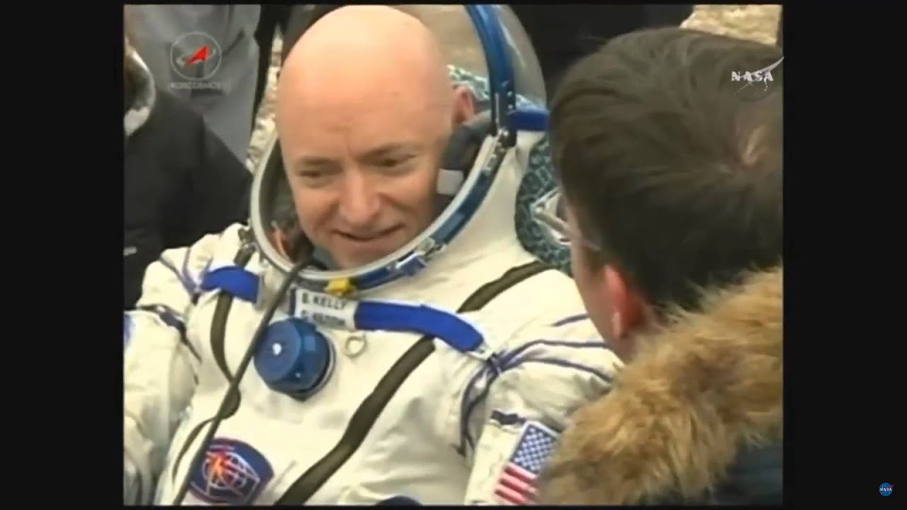 Expedition 46 Soyuz, crew extraction. One year crew back on earth!