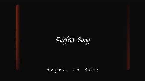 Mixer OfficialVevo - Perfect Song (Official Lyric Video)