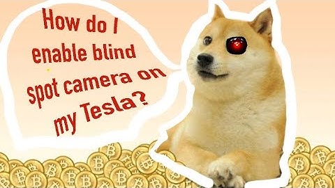 How to enable Blindspot camera for Tesla Model Y/3