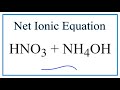 Net Ionic Equations and Reactions