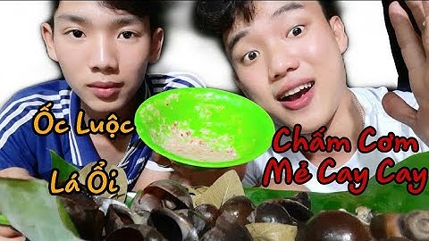 Thử Làm Ốc Luộc Lá Ổi | Trứng Rán Cần Mỡ, Bắp Cần Bơ, Cũng Như Ăn Ốc Cần Phải Có Nước Chấm Đúng Bài