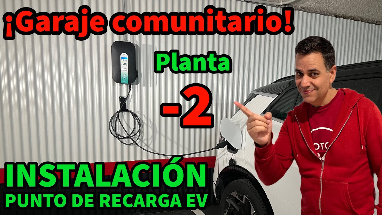 CARGADOR COCHE ELÉCTRICO ¿Cómo PUEDO instalar un PUNTO de RECARGA en un  GARAJE COMUNITARIO? MOTORK 