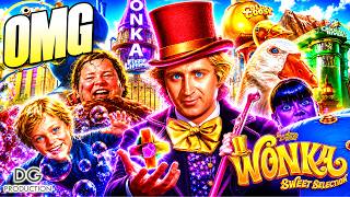 🚨NEW🚨WONKA SWEET SELECTION CHOCOLATE RIVER SLOT VEGAS CASINO GAME LIVE PLAY OMG BIG WILD MONEY WIN screenshot 5