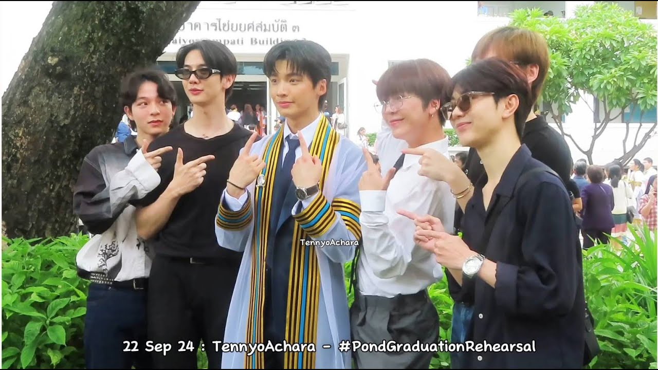 22 Sep 24 - Congratulations to Pond - เดอะแก๊ง #FoureverYouProject แสดงความยินดีกับมหาบัณฑิต