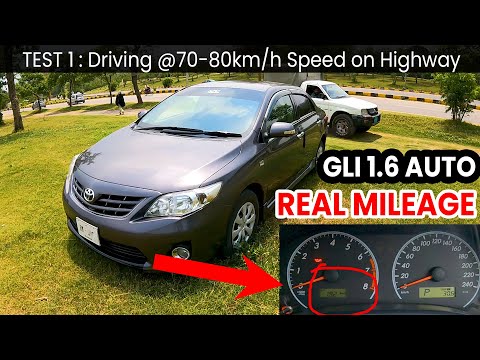 Toyota Corolla GLI 1.6 2011 Real Life Mileage Test 1 @70-80km/h on Highway - Shocking Average