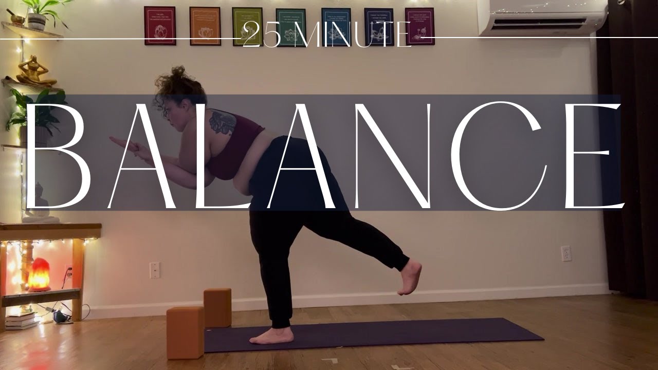 25 Minute Yoga Flow | Balancing - YouTube