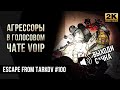 Агрессоры в голосовом чате VOIP • Escape from Tarkov №100 [2K]