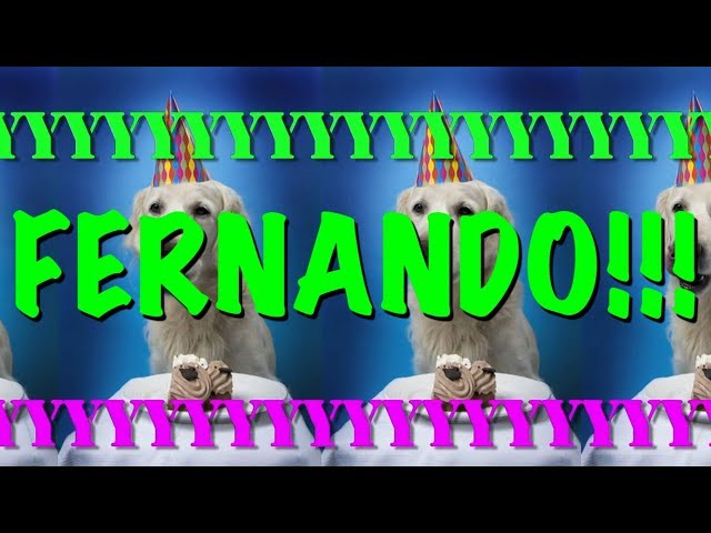 HAPPY BIRTHDAY FERNANDO! - EPIC Happy Birthday Song