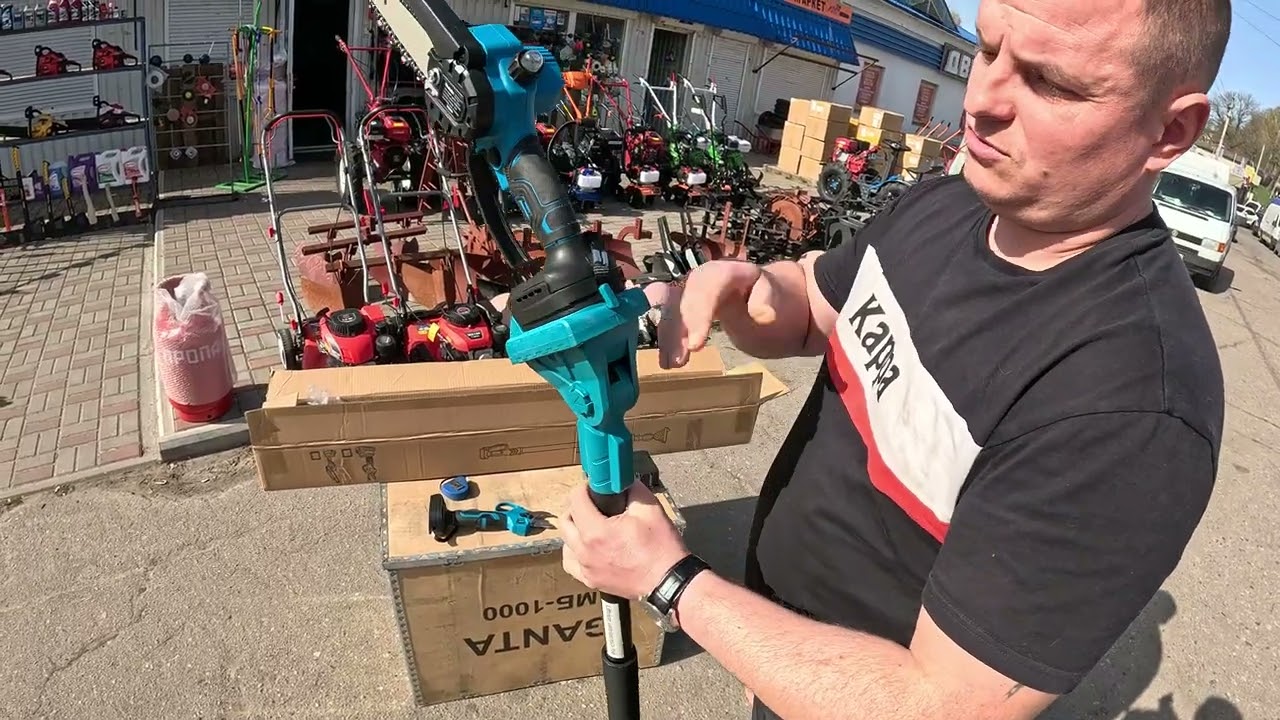 НОВИНКА!!! Обзор 3 в 1 секатор + мини пила + телескопическая штанга.