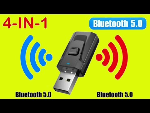 Adaptador PNGKNYOCN USB Bluetooth a Auxiliar 3.5 mm -Negro