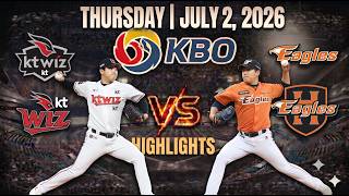 KT Wiz @ Hanwha Eagles 7/02/26 - KBO Baseball Predictions - KBO FREE PICKS