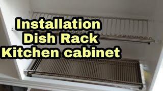 kitchen cabinet dish rack