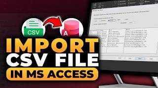 How To Import CSV File in MS Access (𝟮𝟬𝟮𝟲) | 100% WORKS | NO Yapping, To The Point! | FAST & EASY