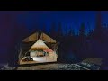 Off grid tent: Built by a man with no experience