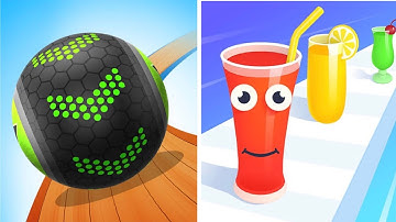 ✅Going Balls Vs Juice Run  ✅All Levels Update IOS Android Walkthrough Gameplay vxz12dd