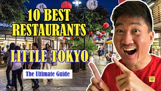 10 Best Restaurants in Little Tokyo LA