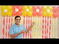 Very simple balloon decor ideas | Balloon decor ideas for any event | Decoration with crepe paper