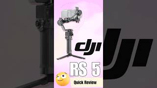DJI RS5 Quick Review || DJI RS5 || #dji #gimbal #shorts
