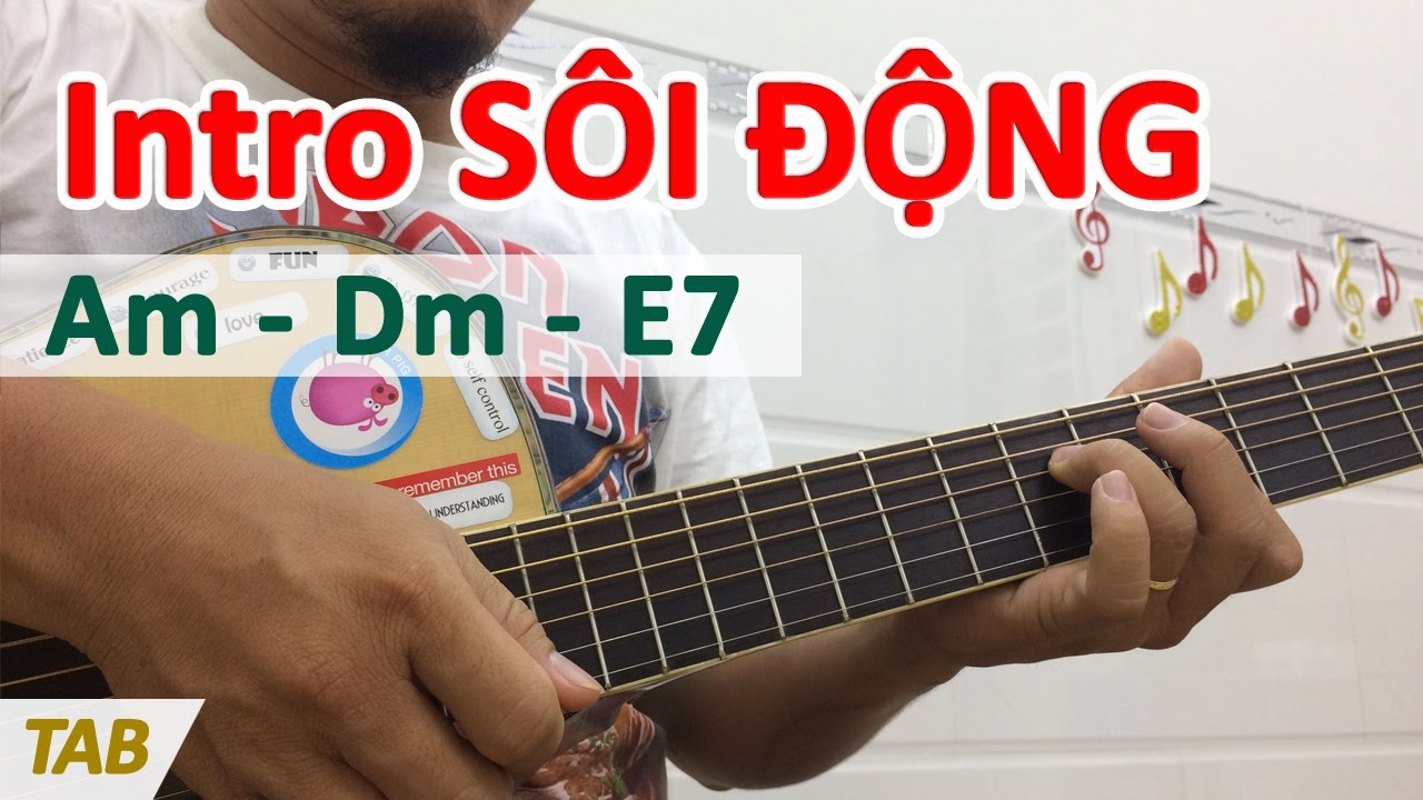 Hướng dẫn câu Intro guitar sôi động vui tươi | Học guitar online | Hoc Dan Ghi Ta | Học đàn guitar - YouTube