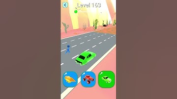 Shape-Shifting 2 GAMEPLAY Level No #163 Walkthrough - New Update Car Racing #Shorts #ShapeShifting